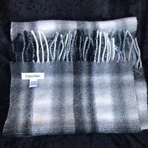 Calvin Klein Plaid Scarf